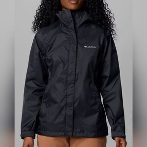 Columbia Women's Black Waterproof Hiking Jacket Size S Sportswear Athleisure